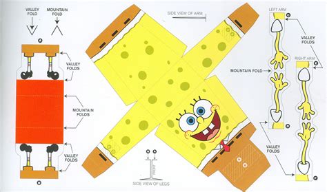 Cutout Spongebob Printable